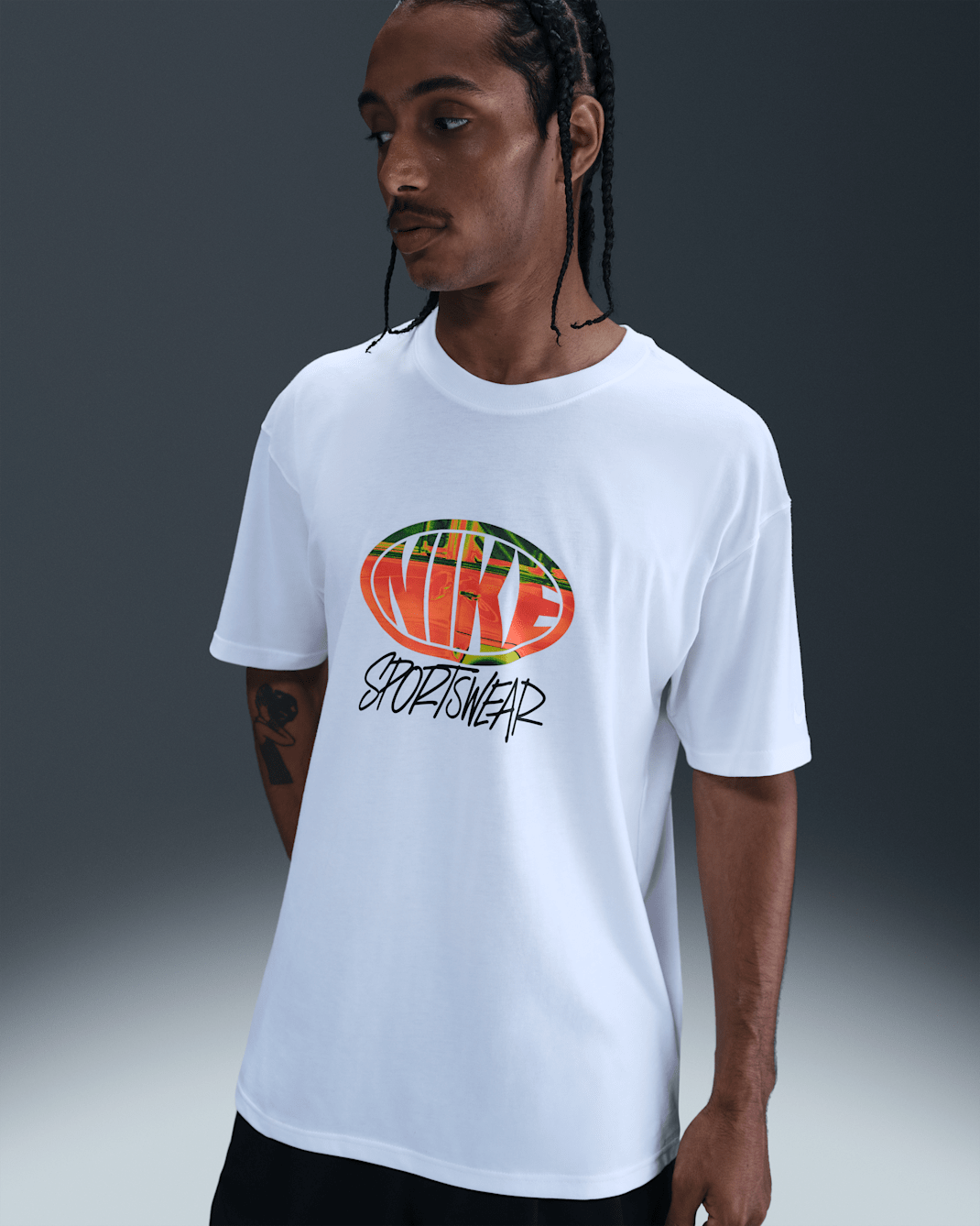 Playera Max90 para hombre Nike Sportswear - Blanco/Negro/Blanco