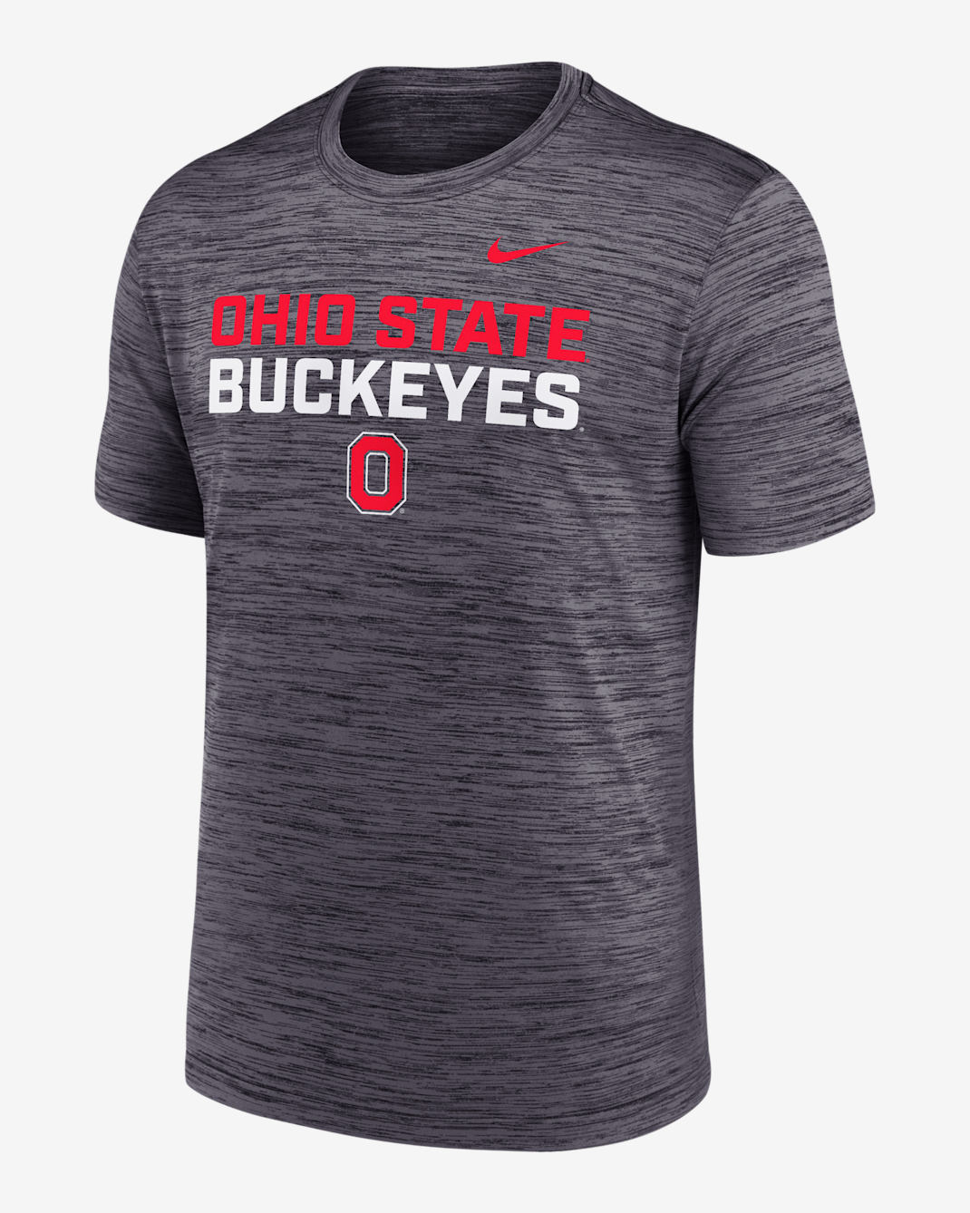 Ohio State Campus Center Stack Velocity Men's Nike Dri-FIT College T-Shirt - Black