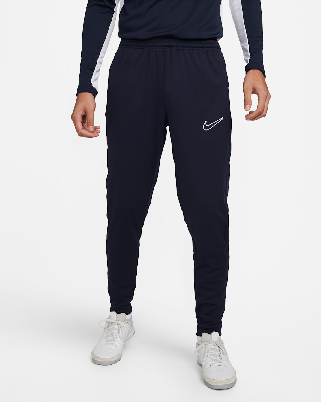 Nike Dri-FIT Academy Dri-FIT fotballbukse til herre - Obsidian/Obsidian/Obsidian/Hvit