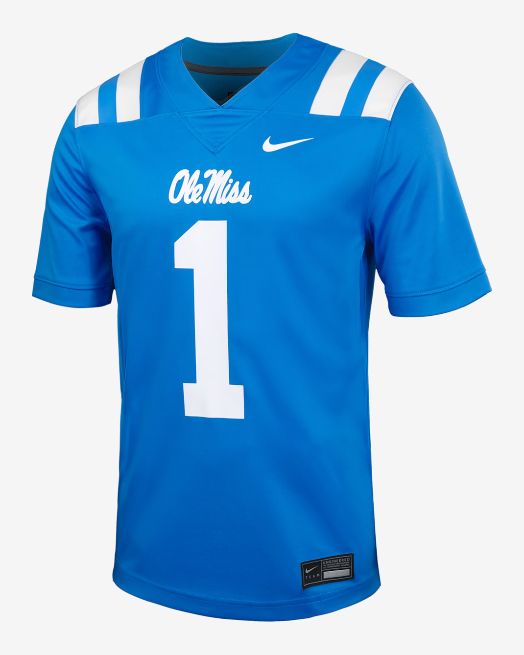 Ole Miss Men's Nike College Football Replica Jersey - Italy Blue