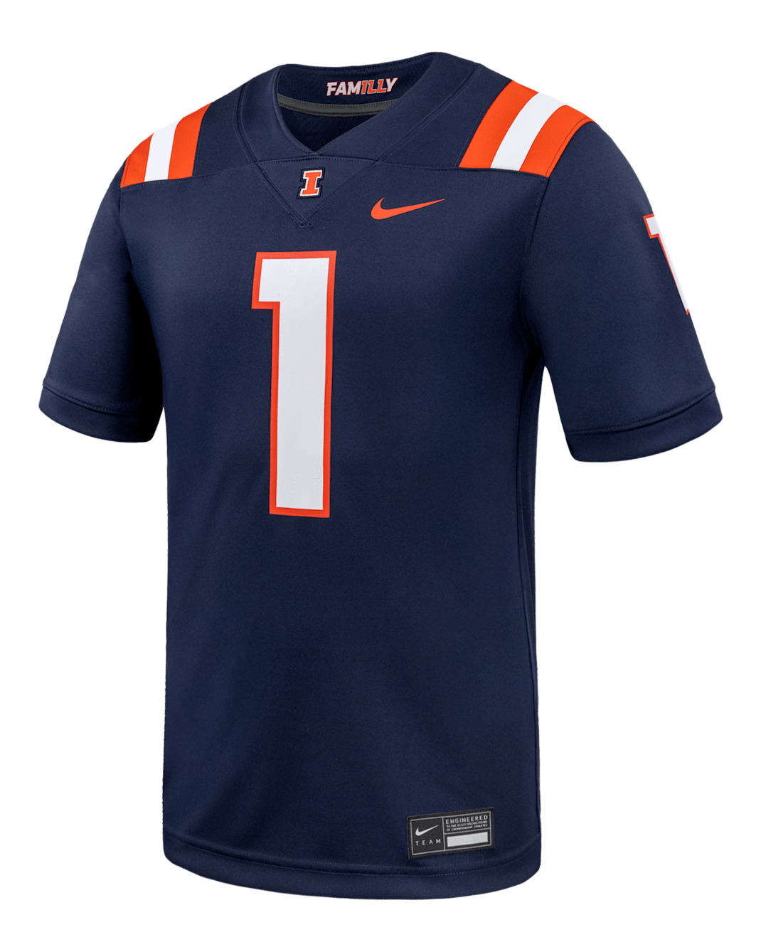 Illinois Men's Nike College Football Replica Jersey - College Navy