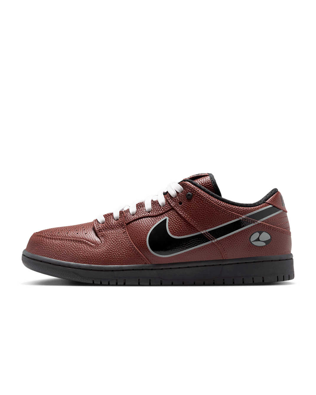 Nike SB Dunk Low Pro Skate Shoes - Dark Pony/Silver/White/Black