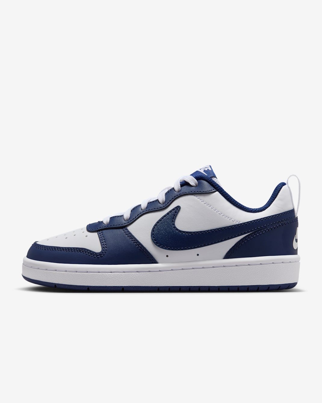 รองเท้าเด็กโต Nike Court Borough Low 2 - ขาว/Signal Blue/Blue Void