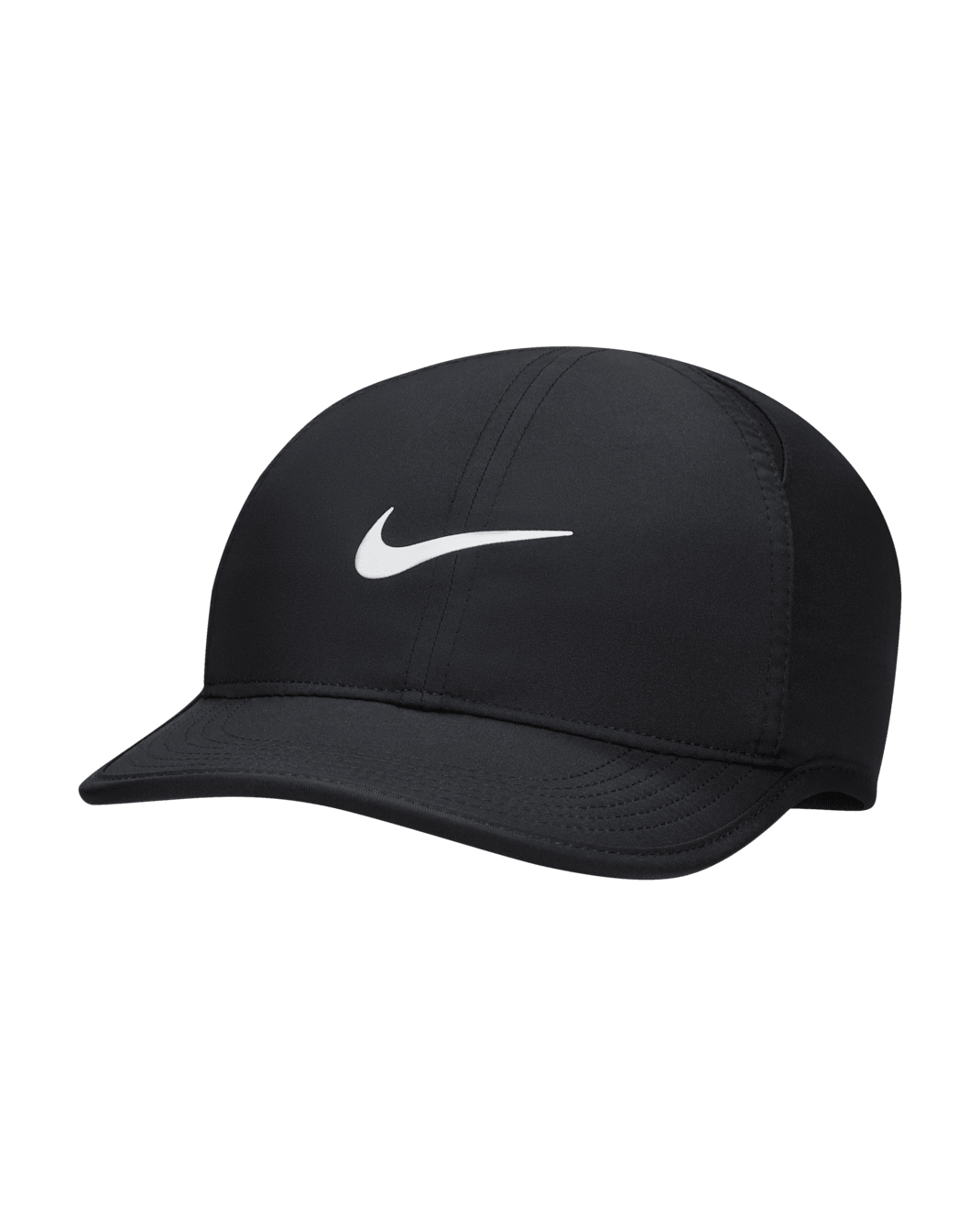 Nike Dri-FIT Club vederlichte zachte pet voor kids - Zwart/Zwart/Wit