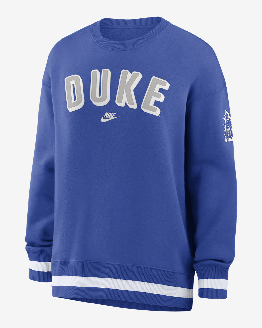 Duke Legacy Phoenix Women's Nike College Oversized Pullover Crew - Game Royal
