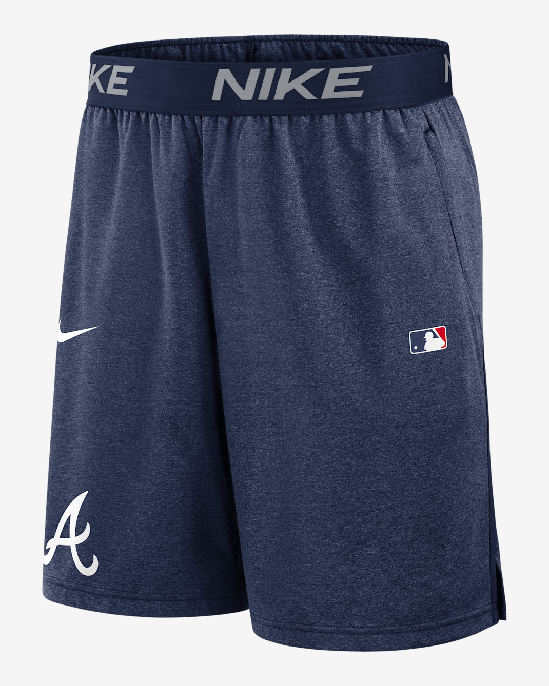 Atlanta Braves Authentic Collection Men's Nike Dri-FIT MLB Shorts - Navy