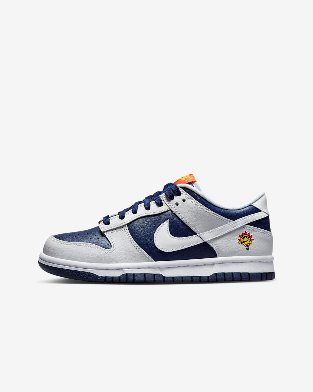 รองเท้าเด็กโต Nike Dunk Low - Photon Dust/Midnight Navy/Blue Tint/ขาว