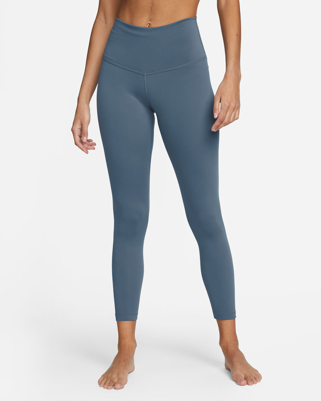 Nike Yoga Women's High-Waisted 7/8 Leggings - Diffused Blue/Particle Grey