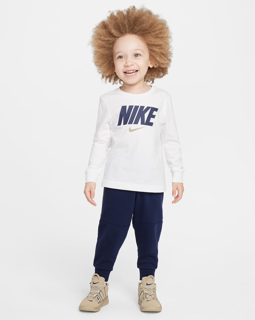 Conjunto de 2 piezas de pants infantil Nike Sportswear Club - Azul marino medianoche