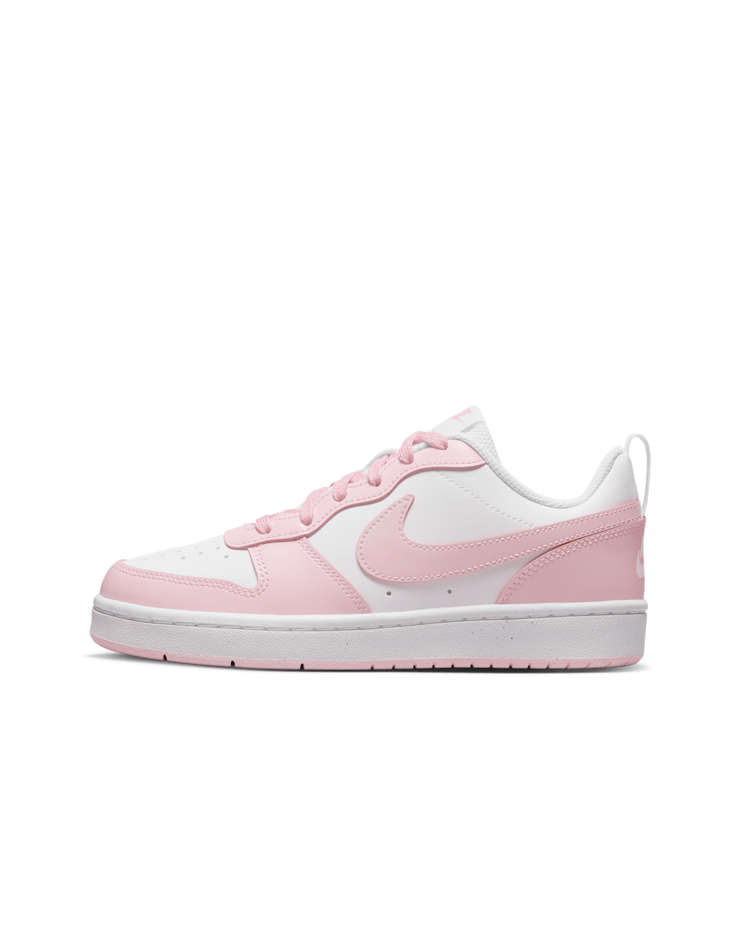 Nike Court Borough Low 2 SE Older Kids' Shoes - White/Pink Foam