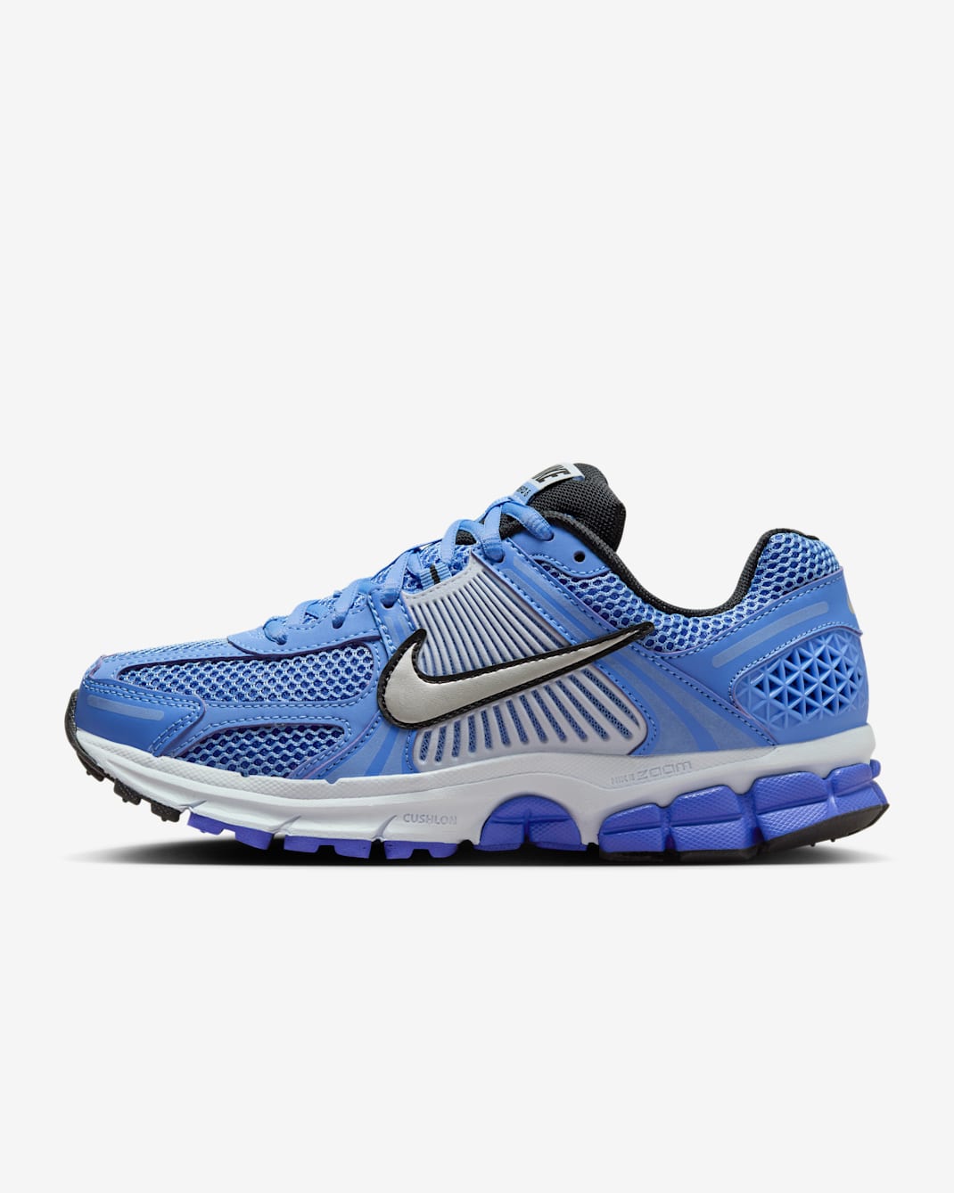 Nike Zoom Vomero 5 Women's Shoes with Reflective Design Accents - Royal Pulse/Football Grey/Persian Violet/Metallic Platinum