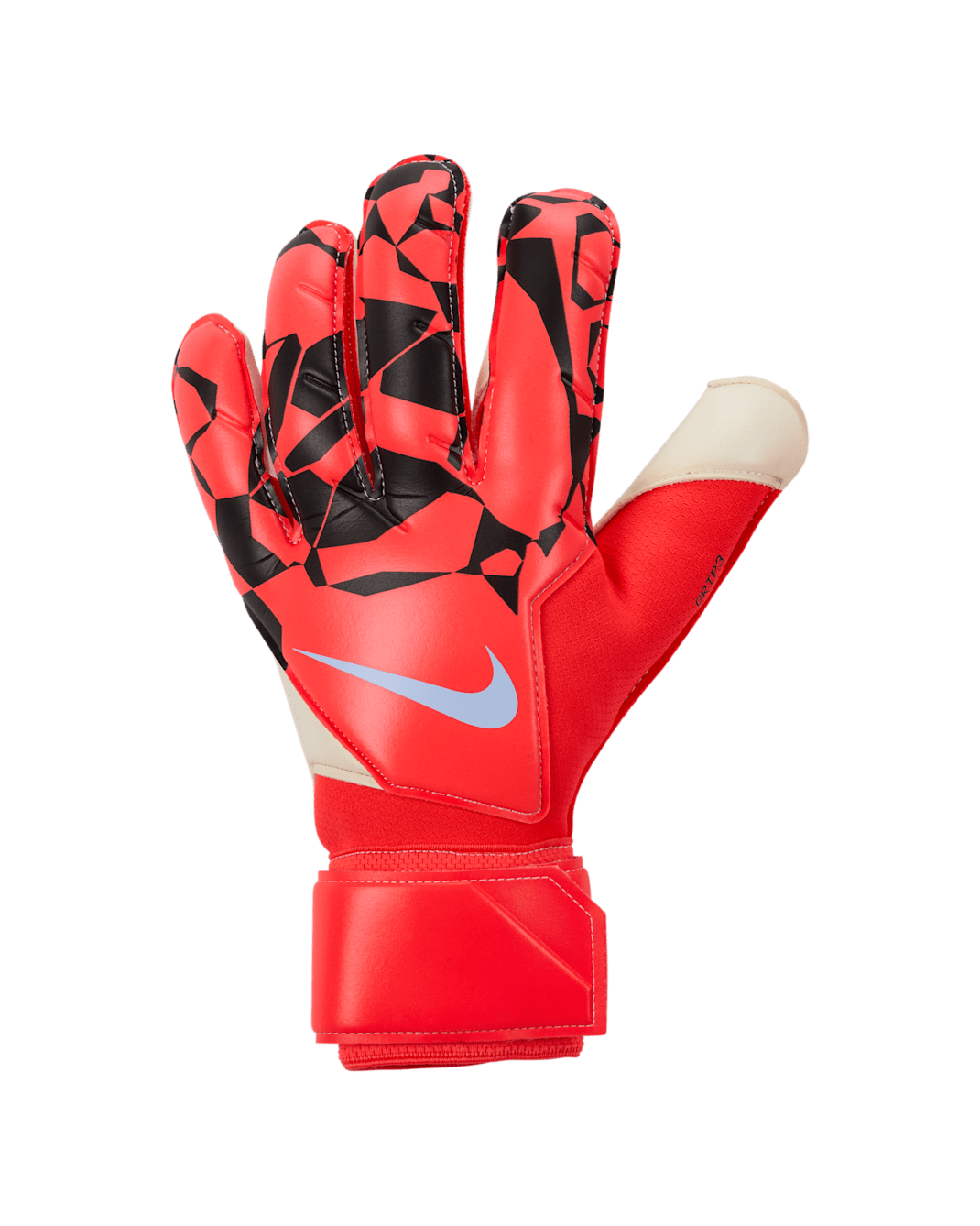 Nike Grip3 Goalkeeper Soccer Gloves - Bright Crimson/Black/Royal Tint