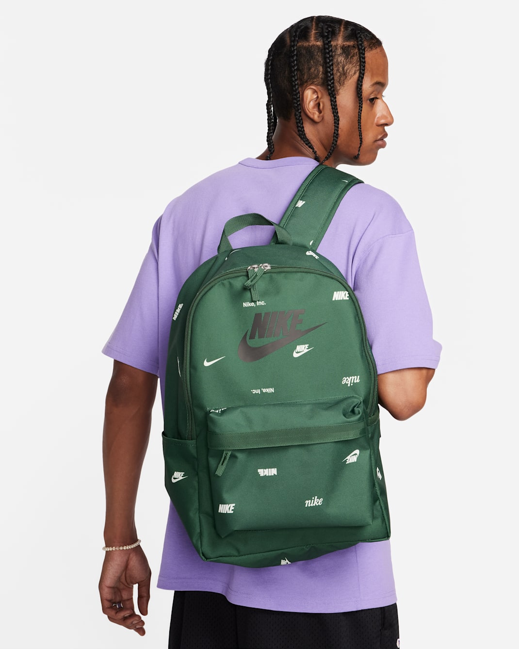 Nike Heritage Backpack (25L) - Fir/Midnight Navy/Black