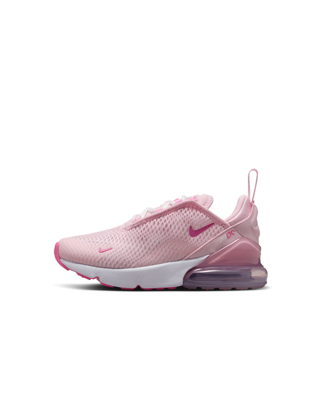 Nike Air Max 270 Little Kids' Shoes - Pink Foam/Summit White/Platinum Violet/Playful Pink