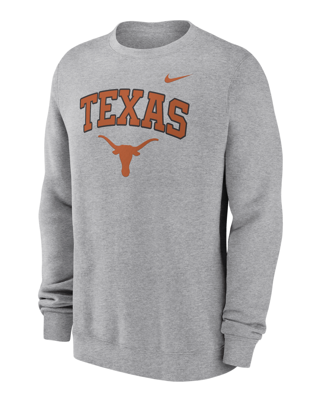 Texas Arch Men's Nike College Pullover Crew - Grey