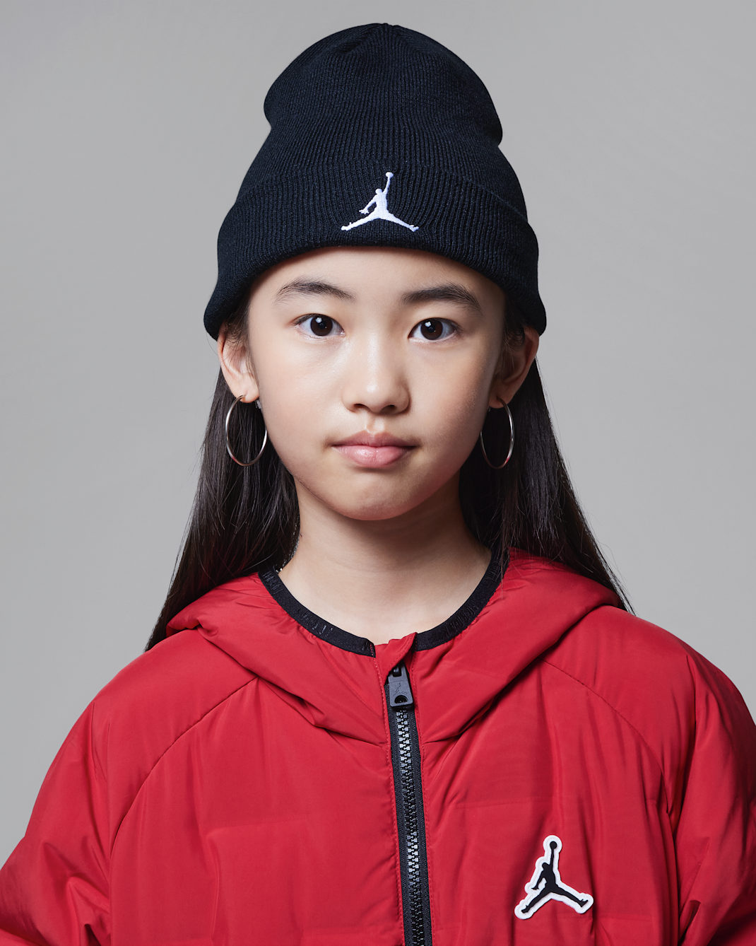 Jordan Essentials Younger Kids' 2-Piece Beanie Set - Black