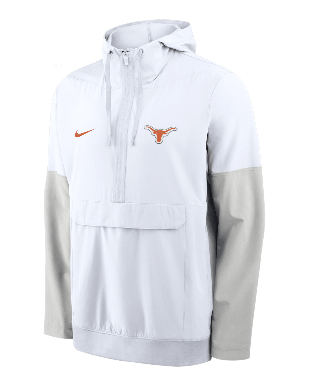 Texas Anorak Men's Nike College 1/2-Zip Hooded Jacket - White