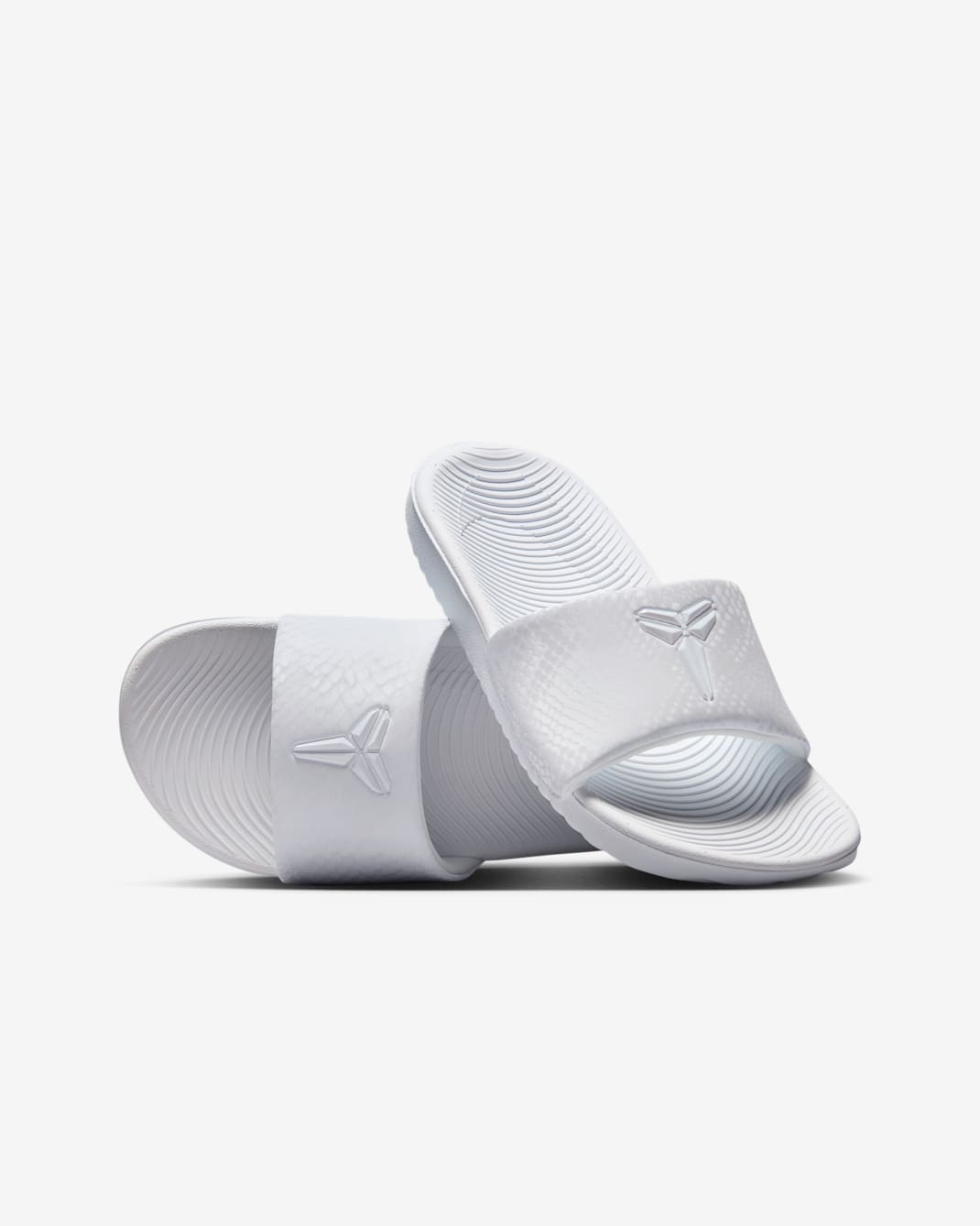 Kobe Kawa Little/Big Kids' Slides - White/White
