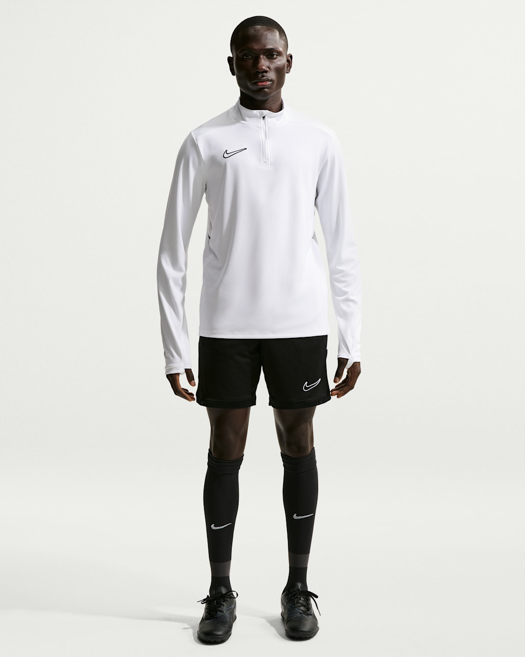 Shorts da calcio Dri-FIT Nike Academy – Uomo - Nero/Nero/Bianco