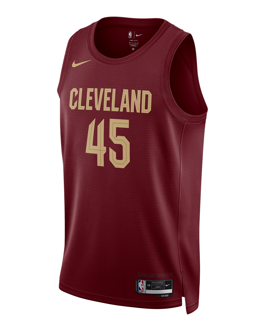 クリーブランド キャバリアーズ アイコン エディション メンズ ナイキ Dri-FIT NBA スウィングマン ジャージー - チームレッド