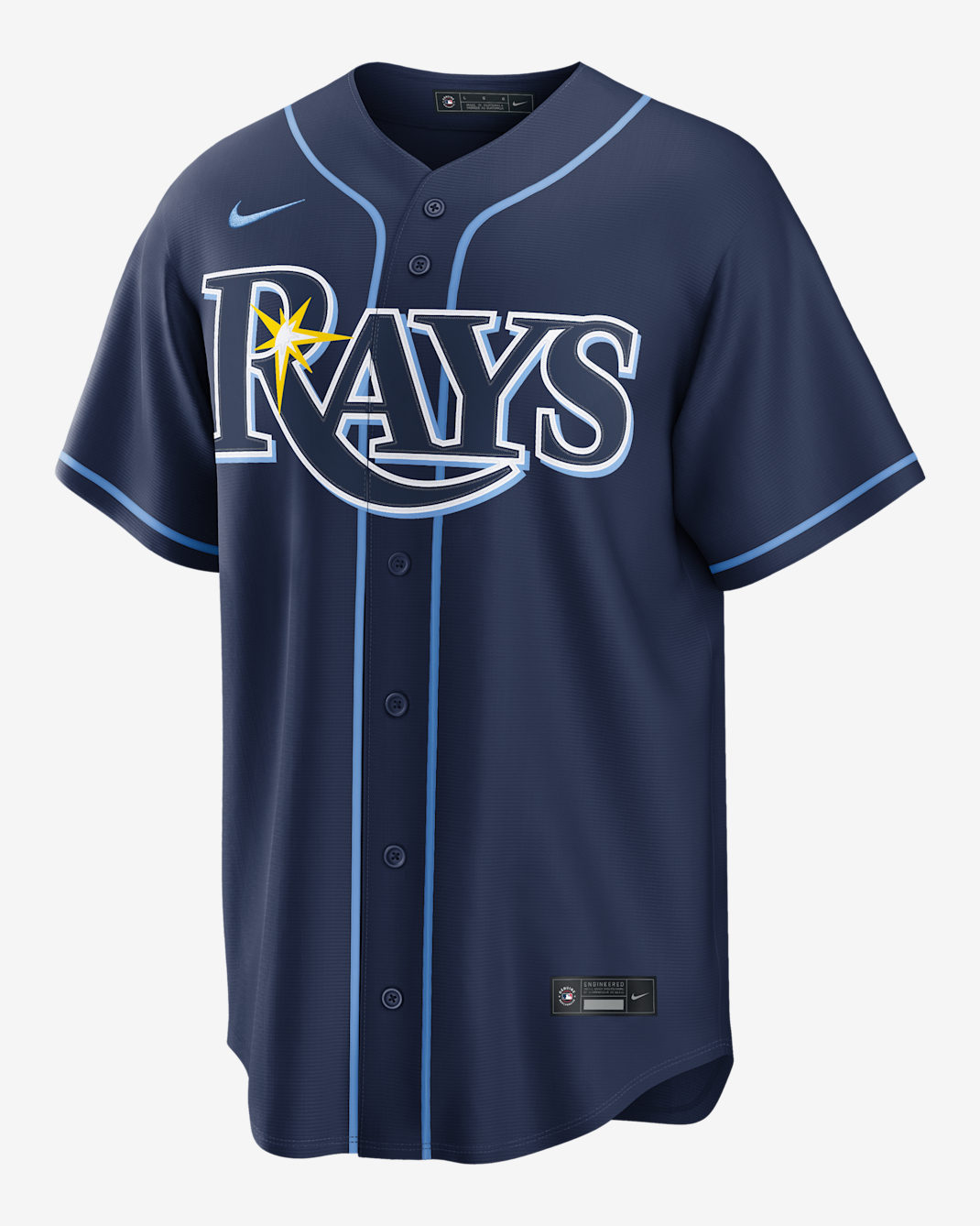Junior Caminero Tampa Bay Rays Men's Nike MLB Replica Jersey - Navy