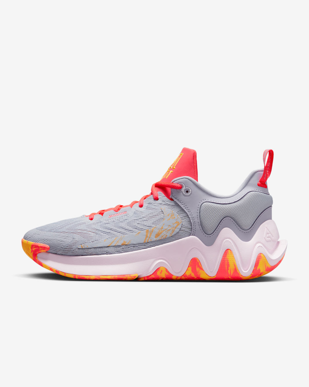 Giannis Immortality 2 Basketball Shoes - Hot Punch/Oxygen Purple/Pink Foam/Laser Orange