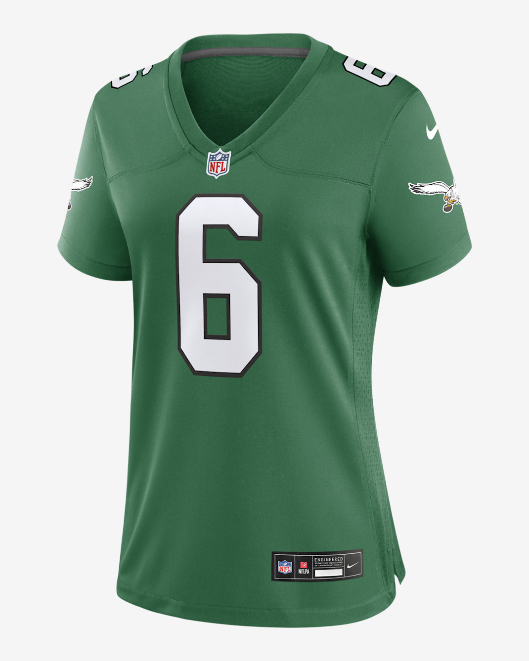 DeVonta Smith Philadelphia Eagles Women's Nike NFL Game Football Jersey - Pine Green