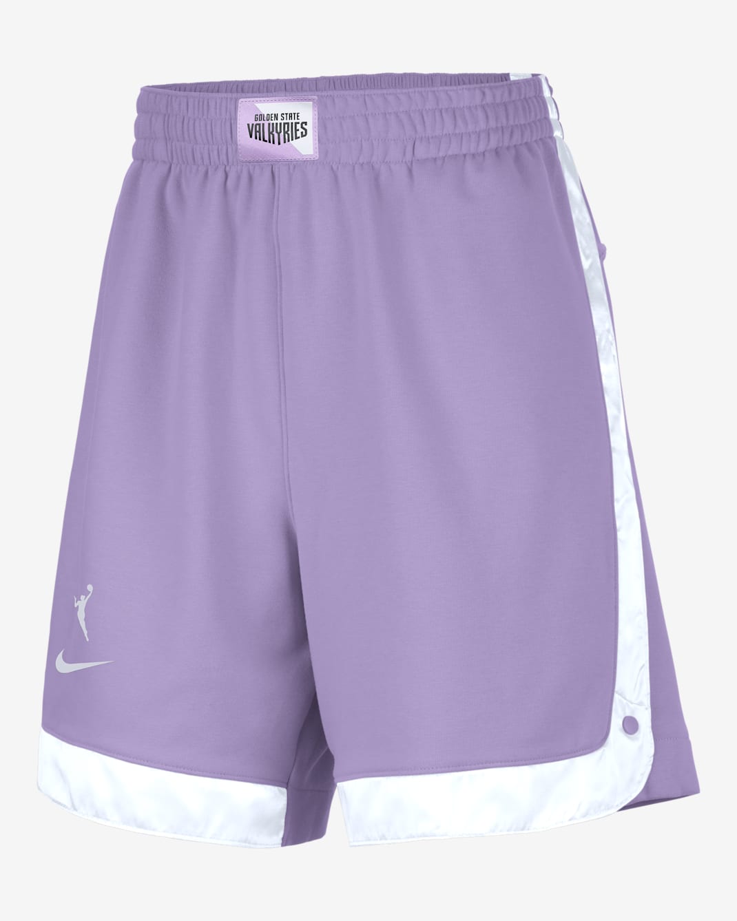 Golden State Valkyries Women's Nike WNBA Fleece Shorts - Urban Lilac/White/White