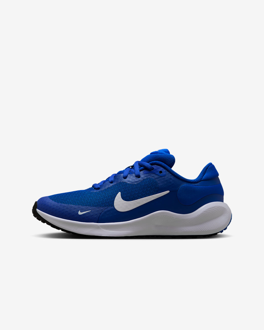 Nike Revolution 7 Big Kids' Road Running Shoes - Game Royal/Black/White