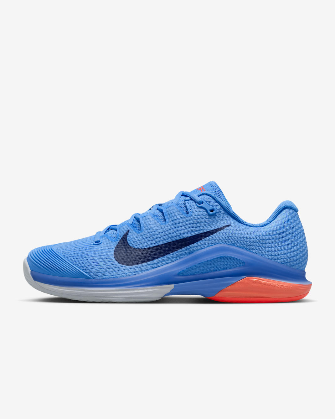 Nike Vapor 12 Men's Hard Court Tennis Shoes - University Blue/Hydrogen Blue/Hot Lava/Midnight Navy