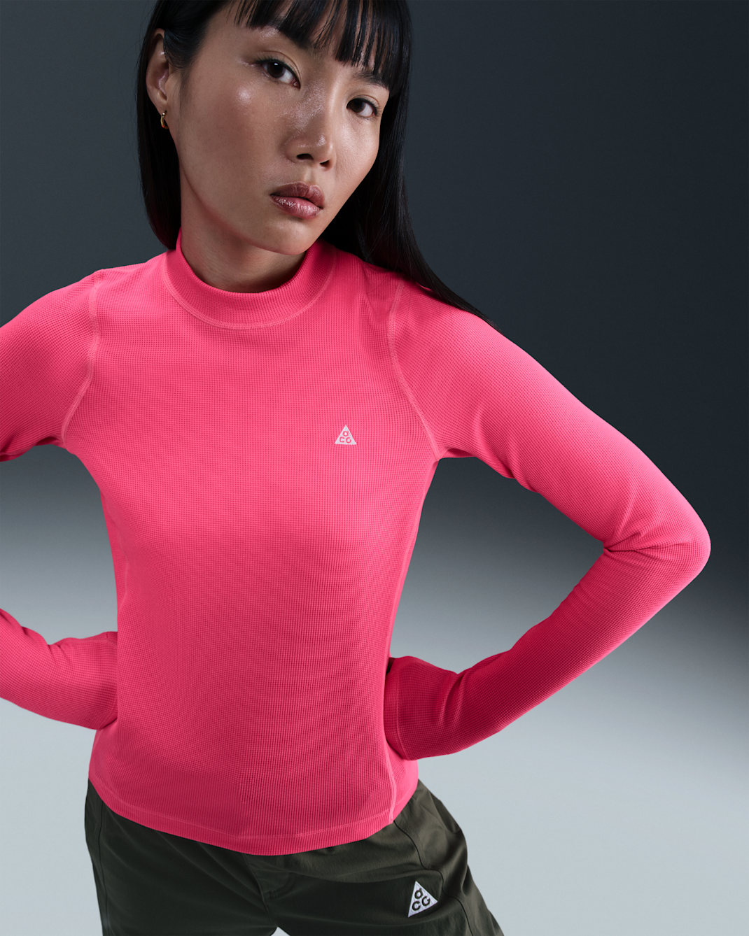 Nike ACG «Chinati» Dri-FIT ADV langermet funksjonelt undertøy til dame - Hyper Pink/Red Sepia/Summit White