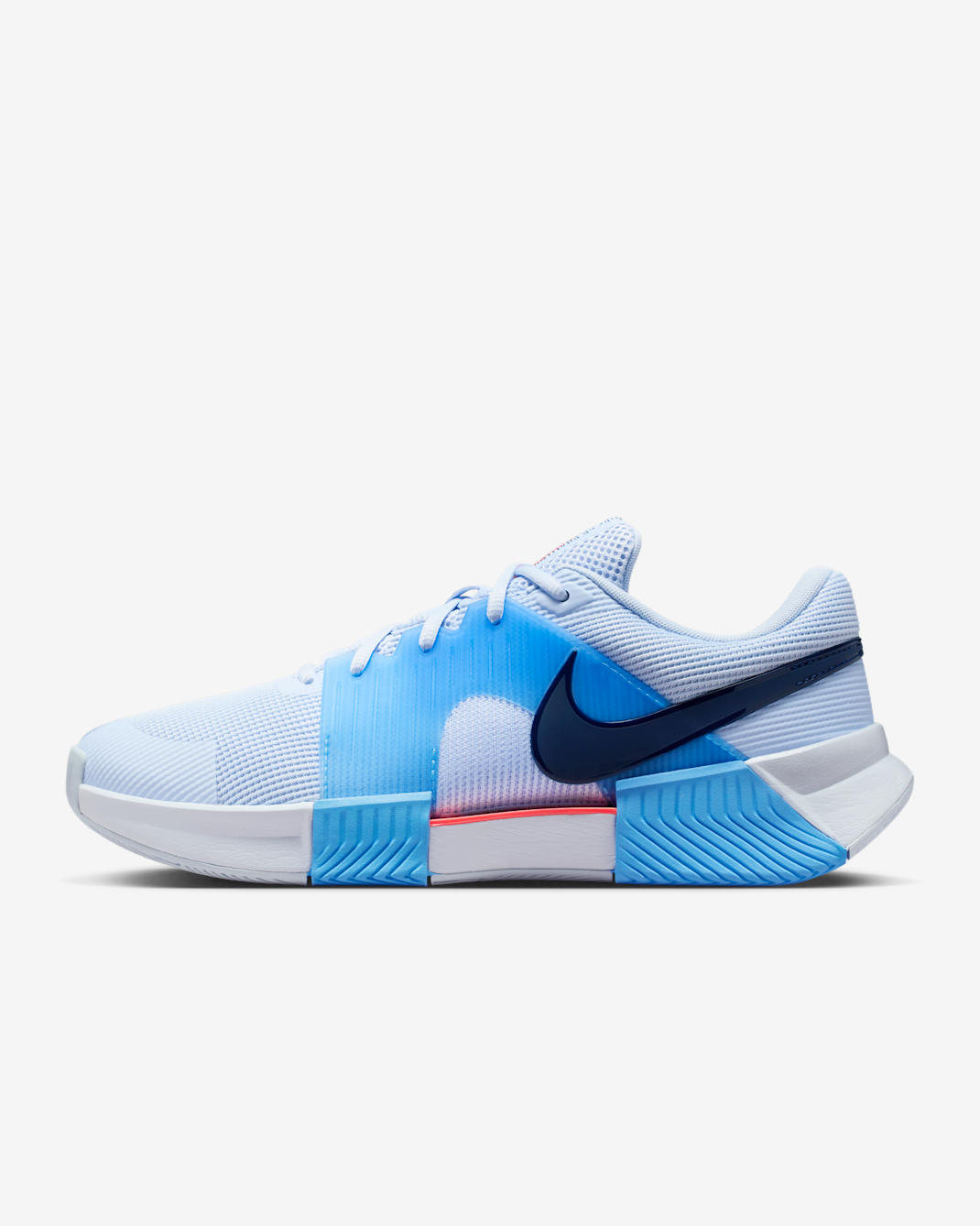 Nike GP Challenge 1.5 Men's Hard Court Tennis Shoes - Hydrogen Blue/University Blue/Hot Lava/Midnight Navy
