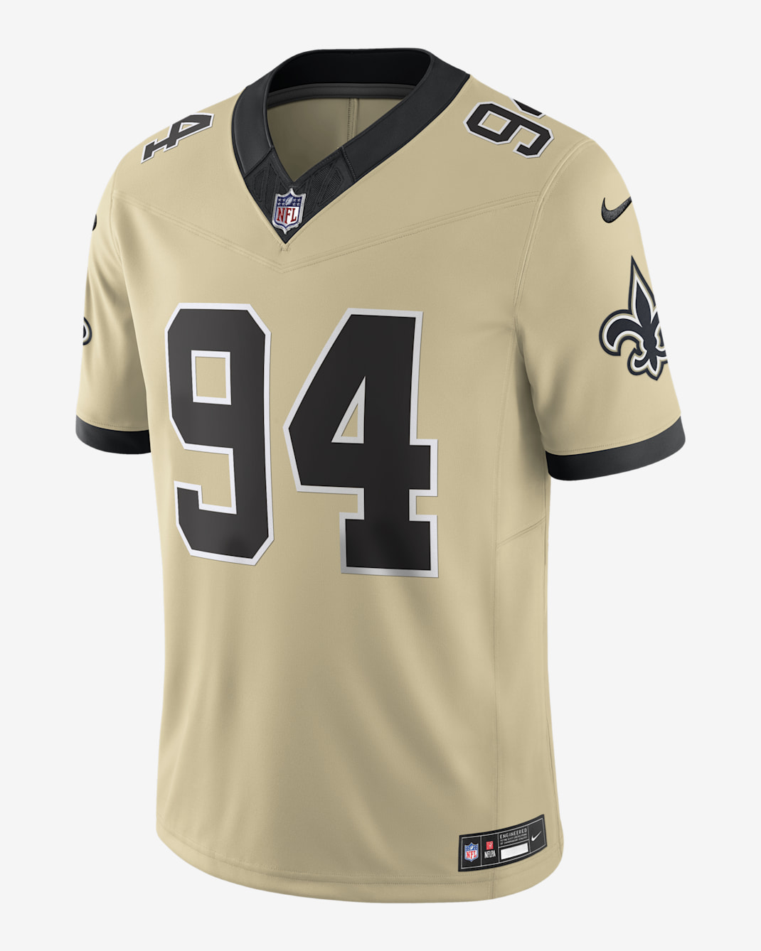 Cameron Jordan New Orleans Saints Men's Nike Dri-FIT NFL Limited Jersey - Gold