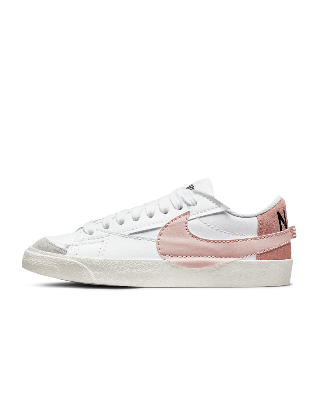 Nike Blazer Low '77 Jumbo Women's Shoes - White/Rose Whisper/White/Pink Oxford