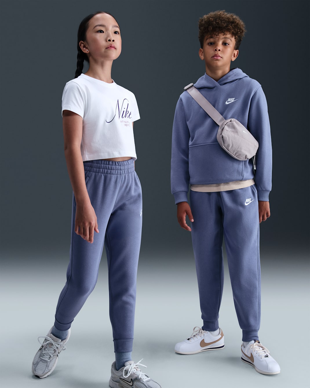 Nike Sportswear Club Fleece Big Kids' Joggers - World Indigo/White