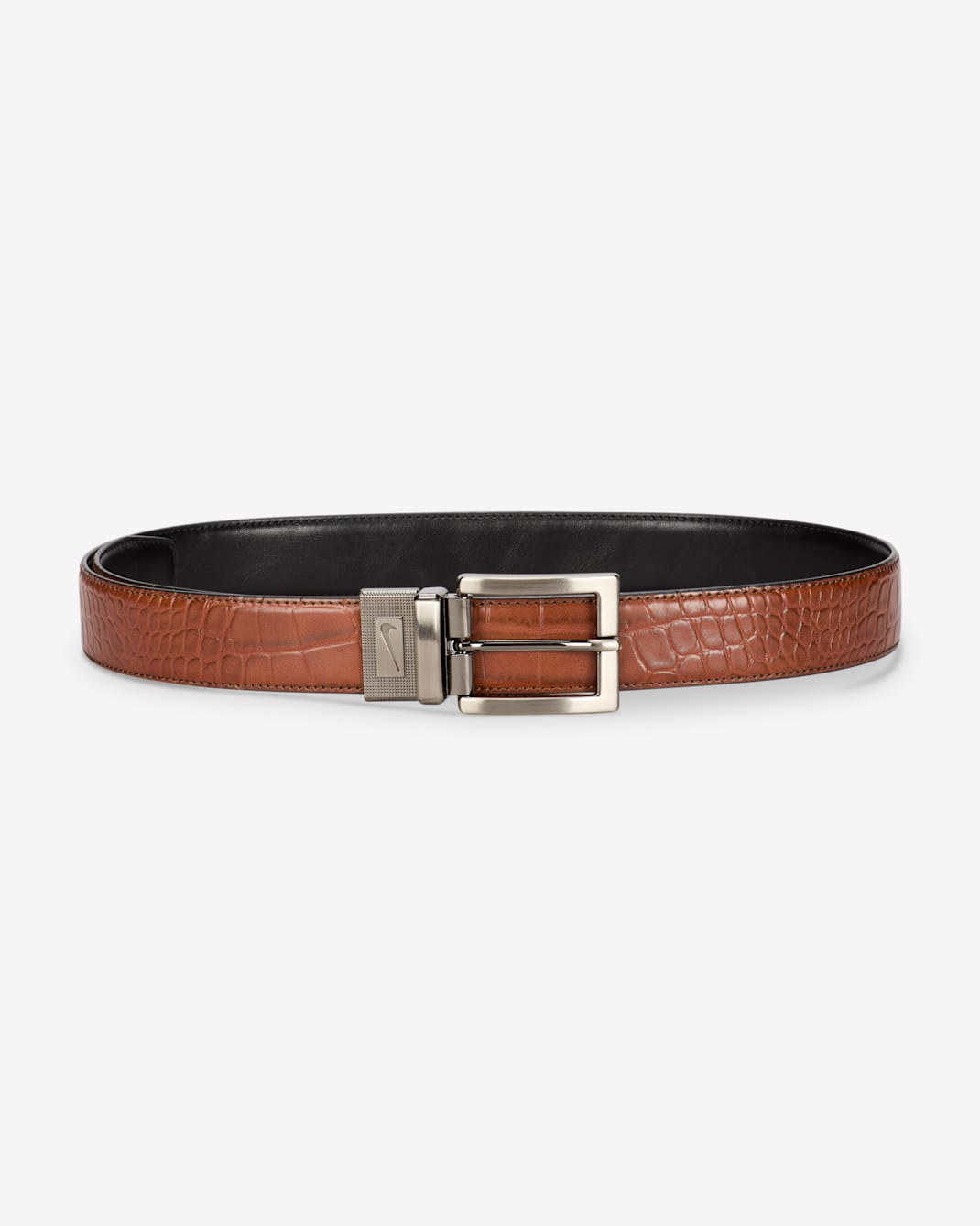 Cinturón reversible para hombre Nike - Tostado/Beige