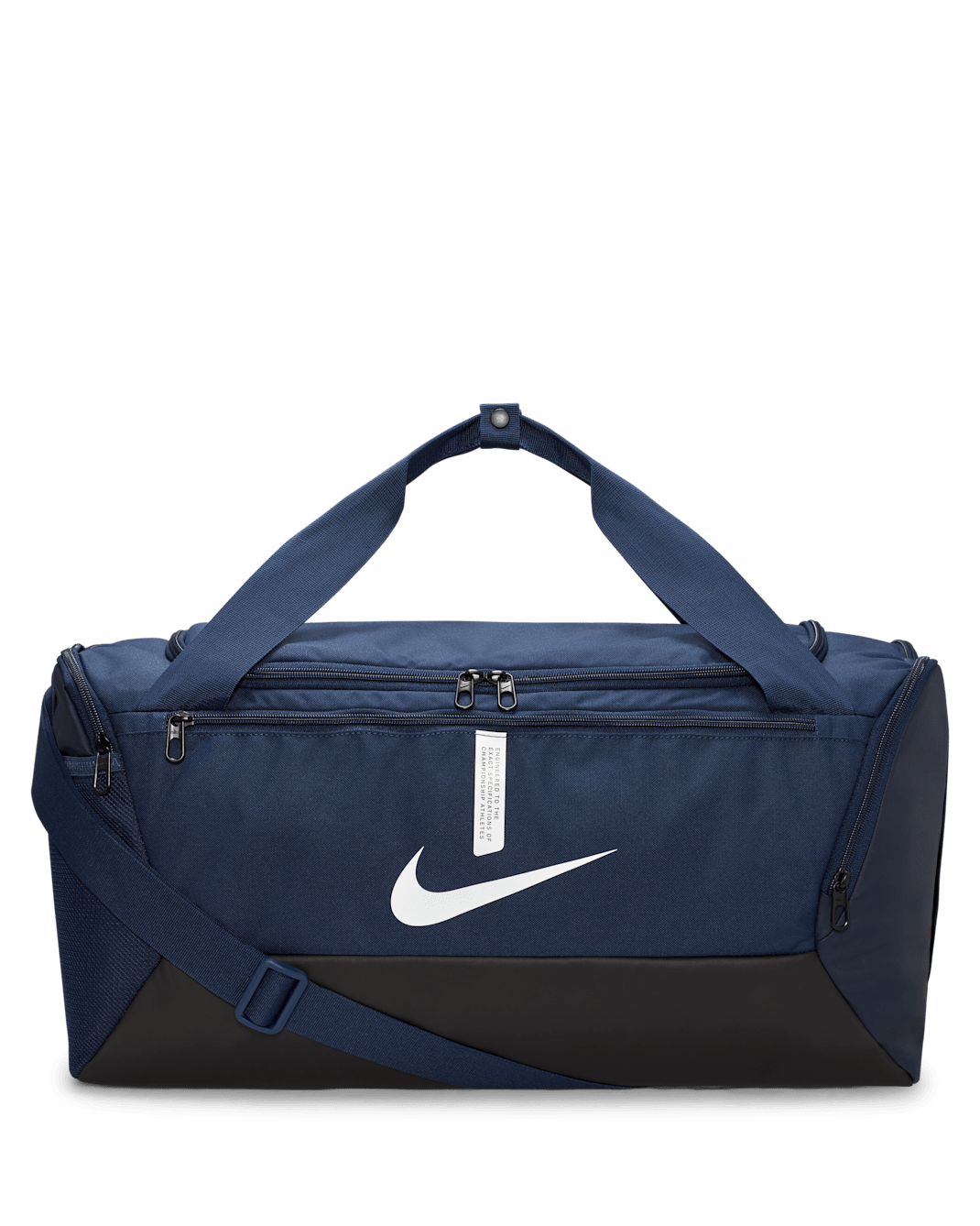 Nike Academy Team Football Duffel Bag (Small, 41L) - Midnight Navy/Black/White