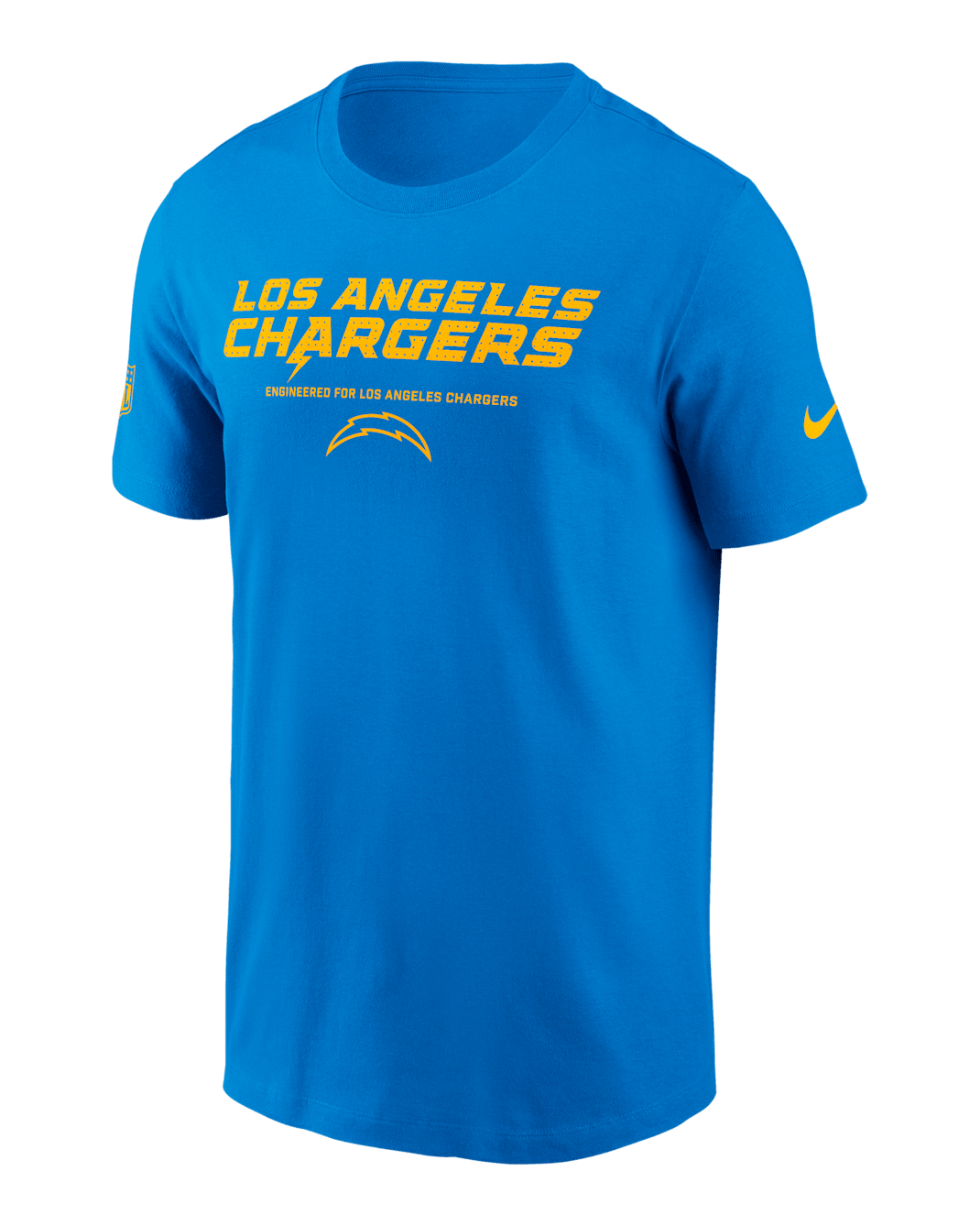 Los Angeles Chargers Sideline Team Issue Men's Nike Dri-FIT NFL T-Shirt - Blue