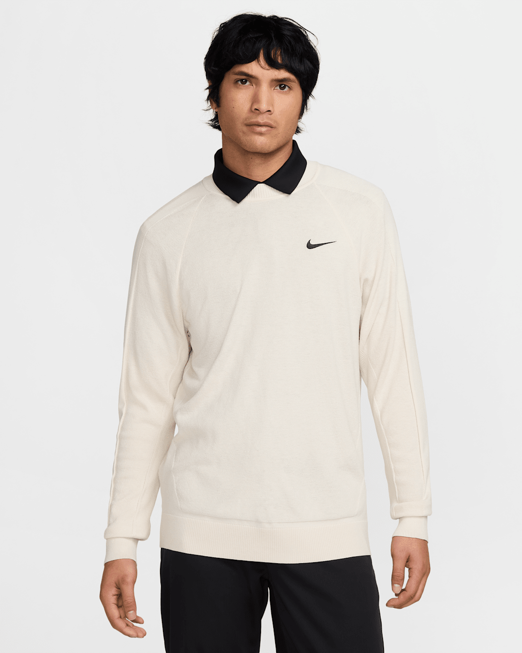 Suéter de golf para hombre Nike Tour - Marrón verdoso claro/Negro
