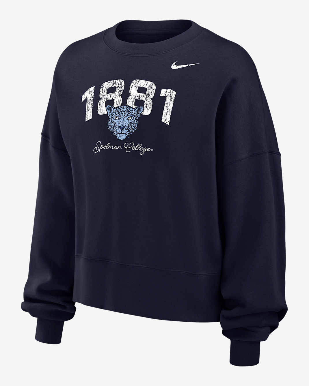 Jordan College Phoenix Fleece (Spelman College) Women's Crew-Neck Sweatshirt - Navy