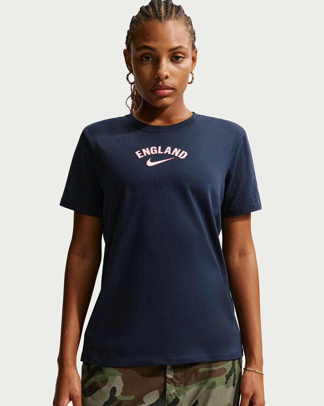 England Men's Nike Soccer T-Shirt - Obsidian