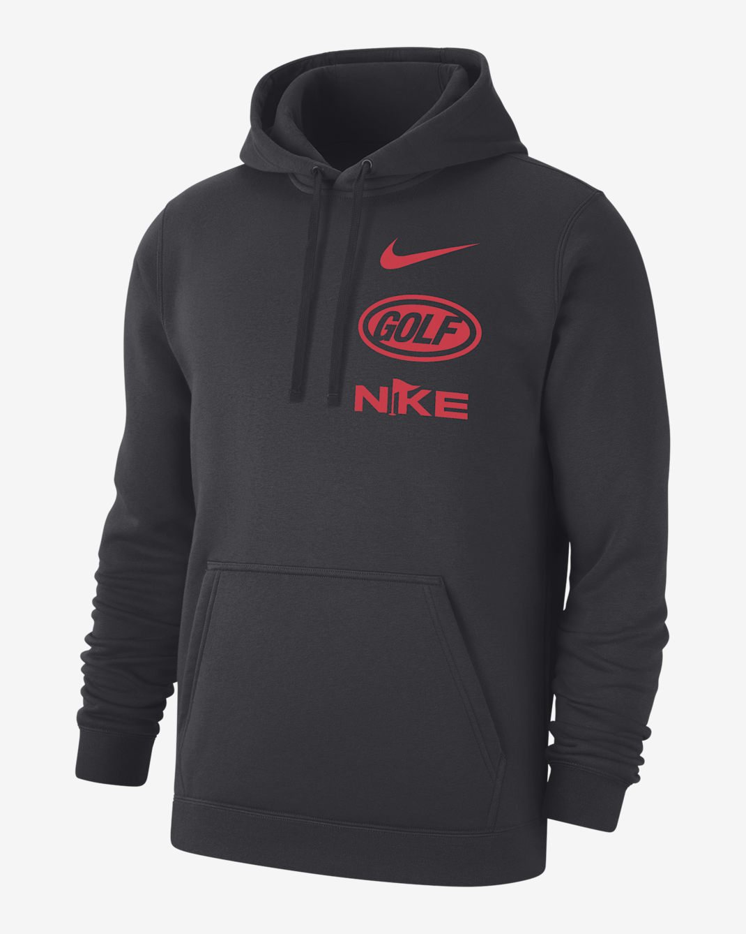 Nike Club Men's Golf Fleece Pullover Hoodie - Anthracite