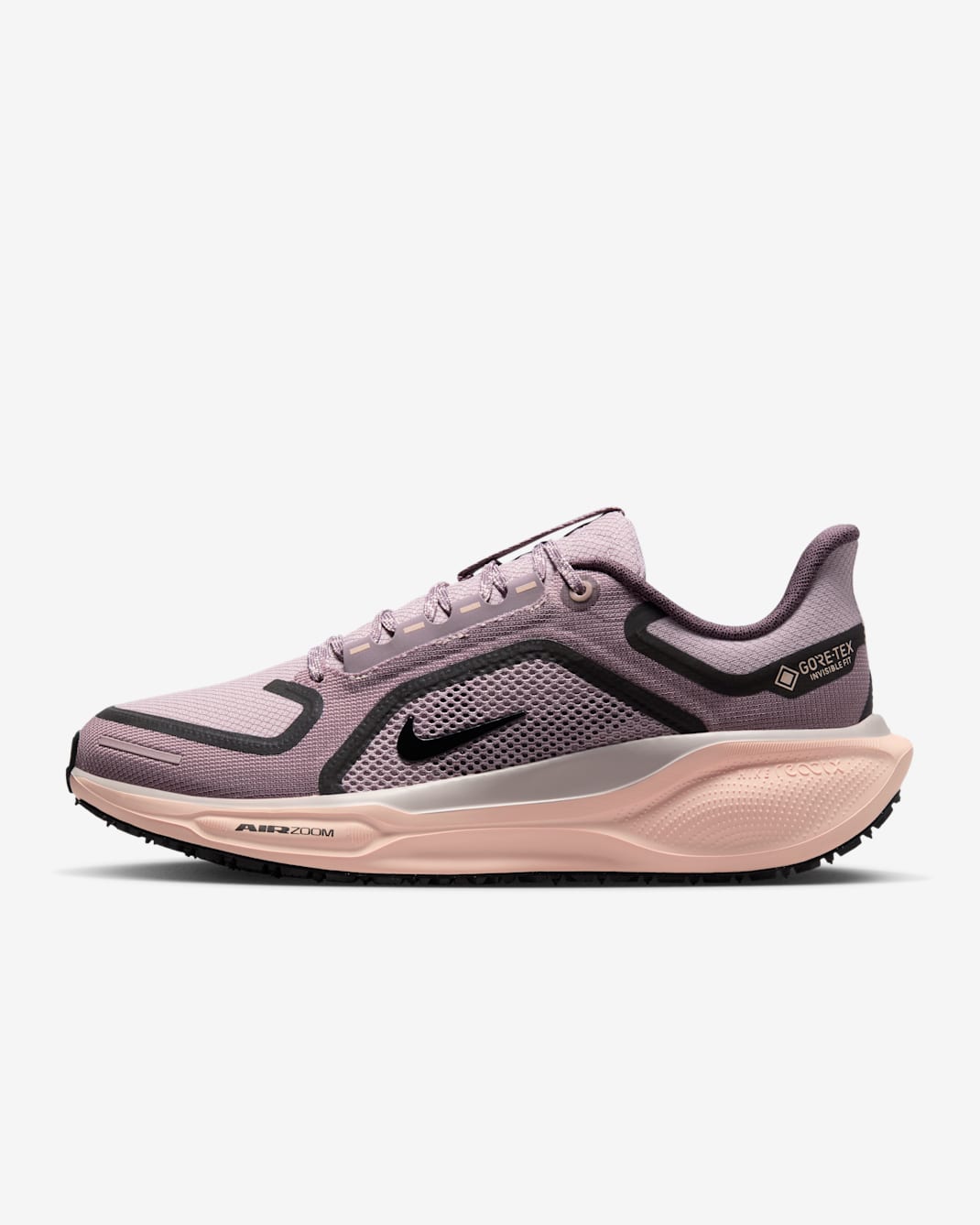 Nike Pegasus 41 GORE-TEX Women's Waterproof Road Running Shoes - Platinum Violet/Crimson Tint/Taupe Grey/Black