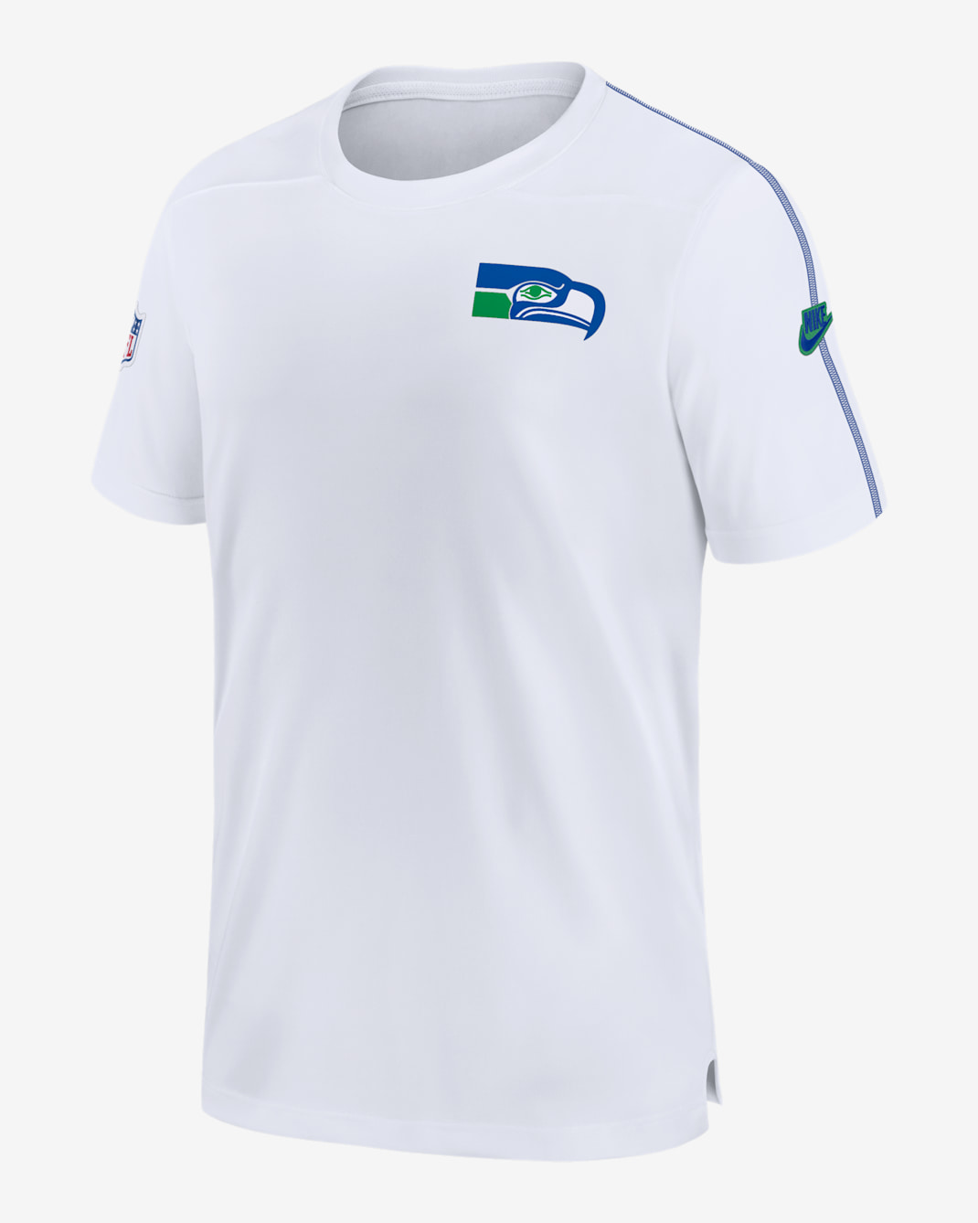Seattle Seahawks Sideline Coach Men's Nike Dri-FIT NFL Top - White