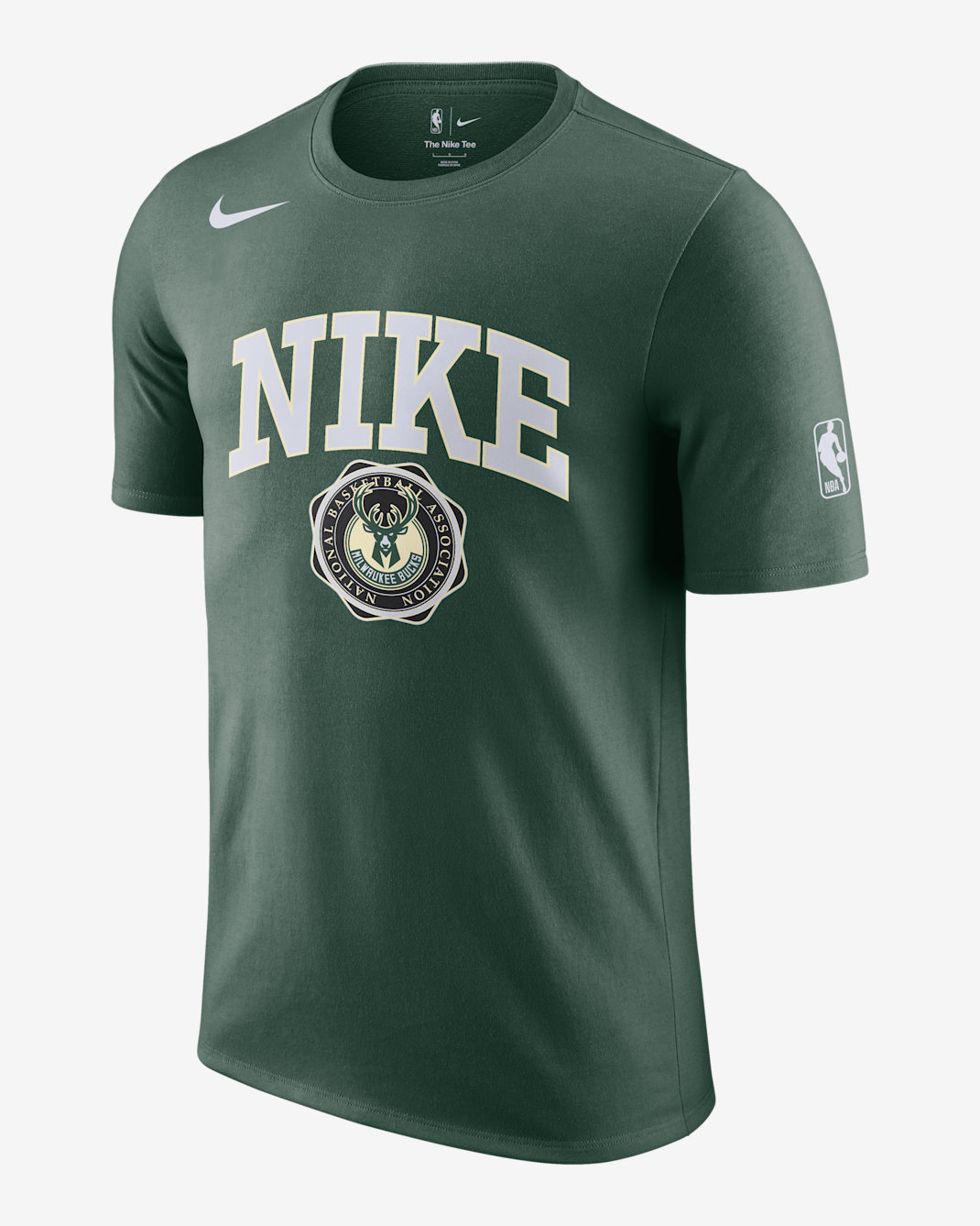 Playera Nike de la NBA para hombre Milwaukee Bucks Essential - Abeto