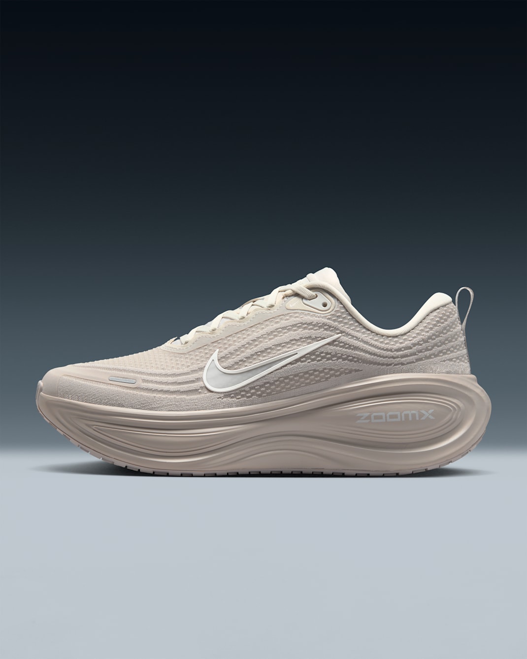 Nike Vomero Plus Men's Road Running Shoes - Light Bone/Light Iron Ore/Metallic Silver/Phantom