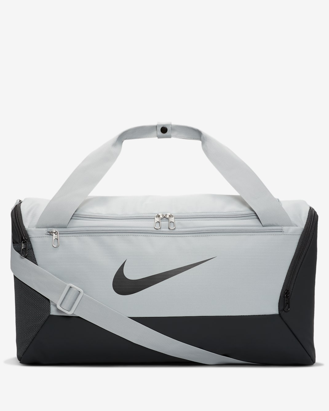 Nike Brasilia Training Duffel Bag (Small) - Light Smoke Grey/Dark Smoke Grey/Black