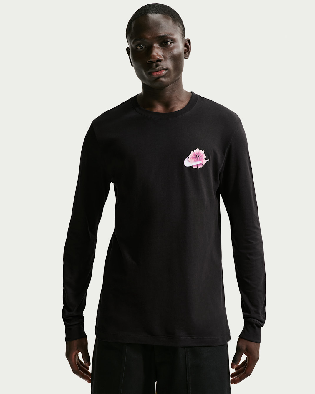 Nike Essential Men's Long-Sleeve Basketball T-Shirt - Black