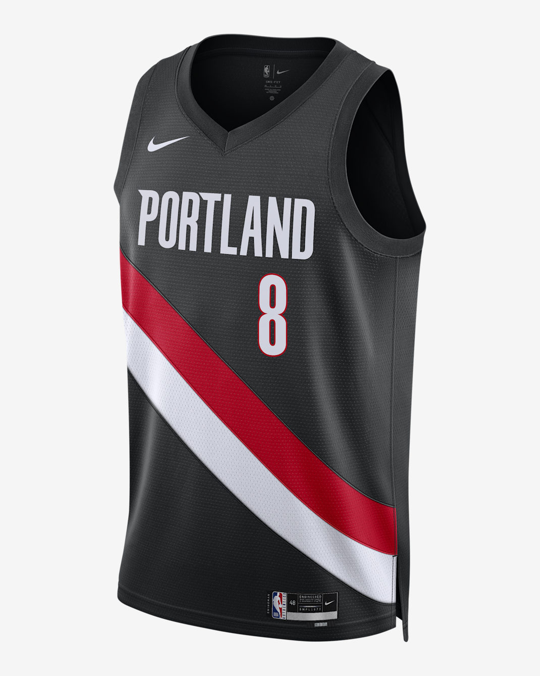 Deni Avdija Portland Trail Blazers Icon Edition Men's Nike Dri-FIT NBA Swingman Jersey - Black