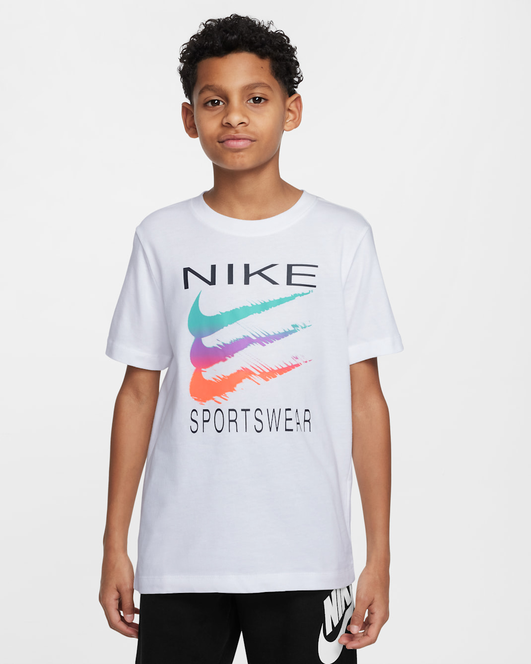 Nike Sportswear Big Kids' T-Shirt - White